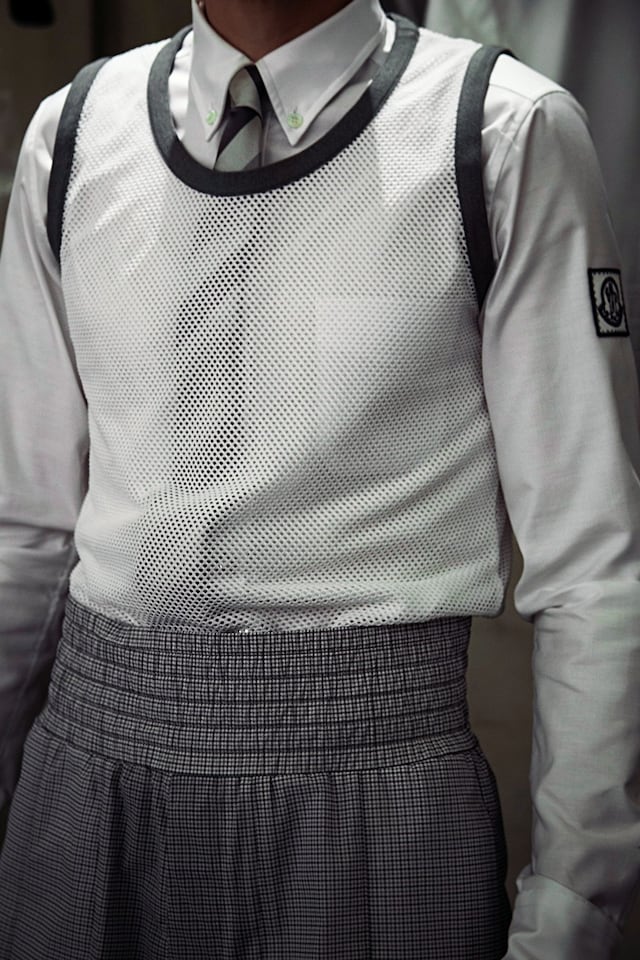 Moncler Gamme Bleu SS15 Mens collections, Dazed backstage 25