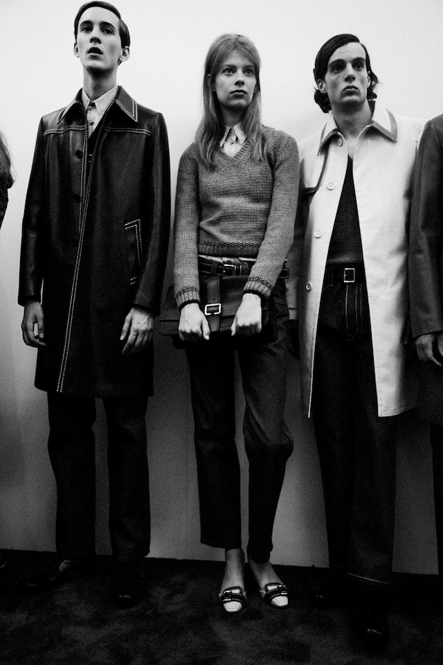 Prada SS15 Mens collections, Dazed backstage 3