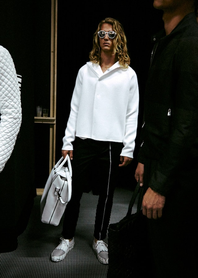 Emporio Armani SS15 Mens collections, Dazed backstage 5