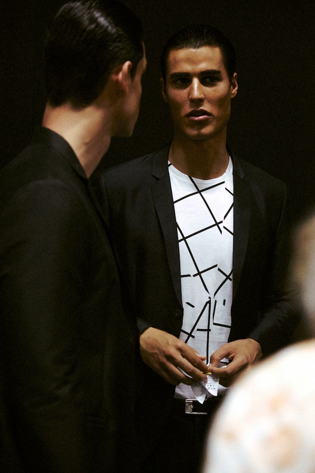 Emporio Armani SS15 Mens collections, Dazed backstage 11