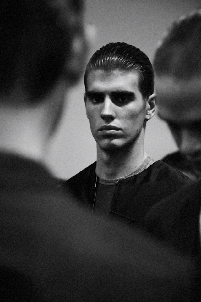 Emporio Armani SS15 Mens collections, Dazed backstage 17