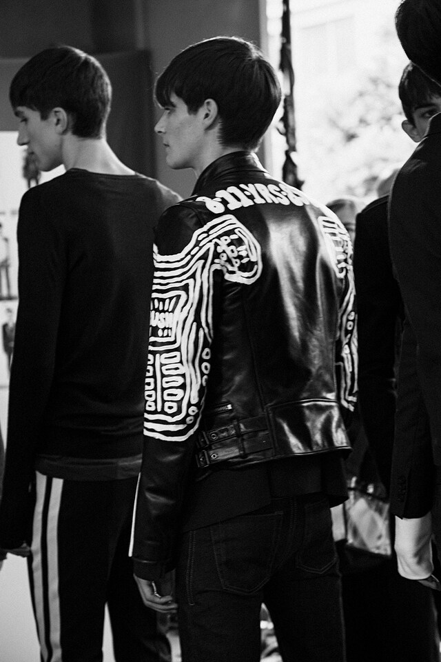 Diesel Black Gold SS15 Mens collections, Dazed backstage 3