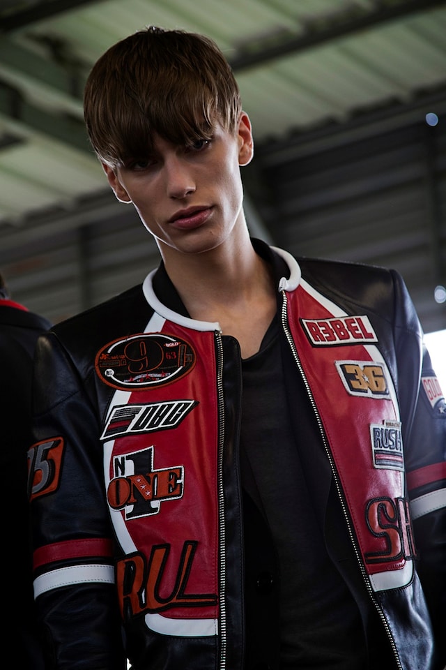 Diesel Black Gold SS15 Mens collections, Dazed backstage 1