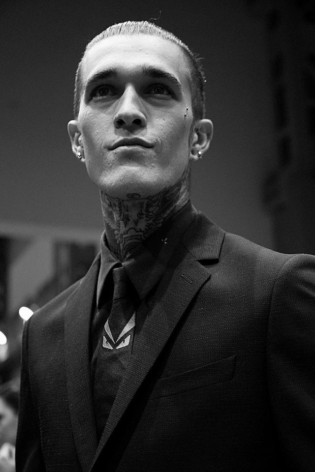 Fendi SS15 Mens collections, Dazed backstage 4