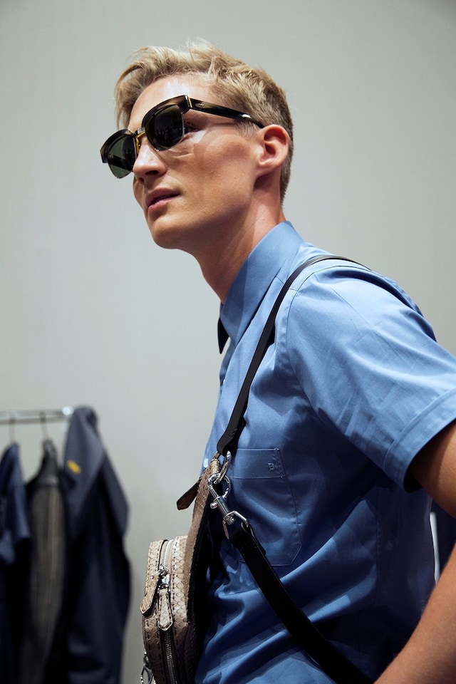 Fendi SS15 Mens collections, Dazed backstage 5