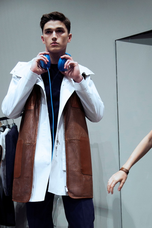 Fendi SS15 Mens collections, Dazed backstage 9