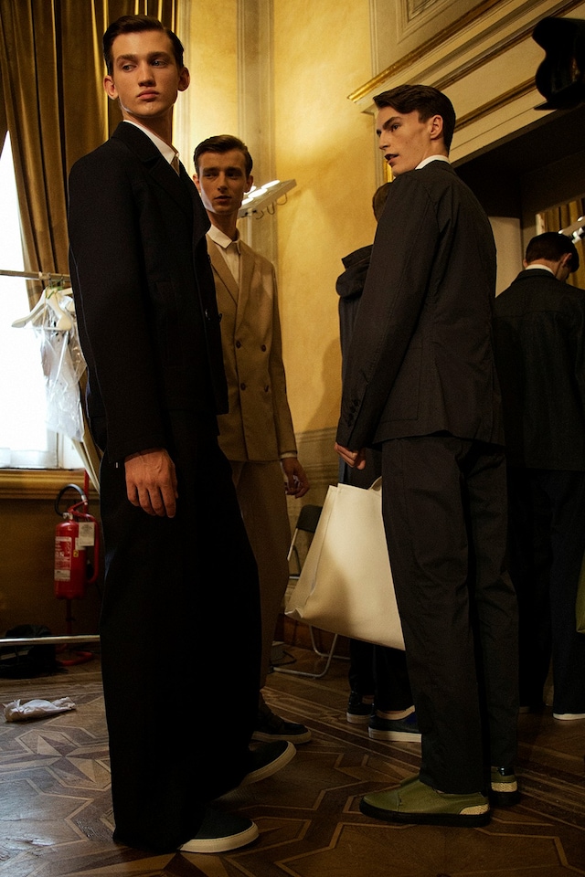 Ports 1961 SS15 Mens collections, Dazed backstage 7