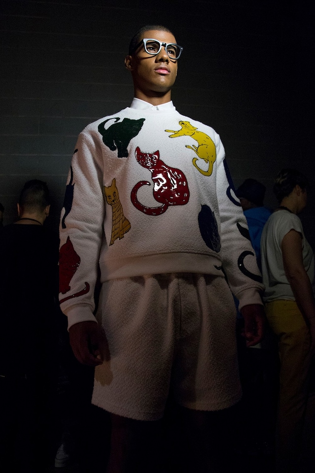 Dsquared2 SS15 Mens collections, Dazed backstage 6