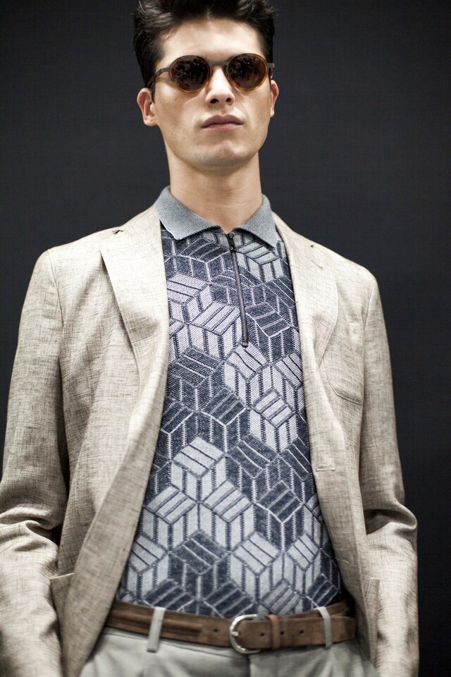 Giorgio Armani Mens collections, Dazed backstage 0