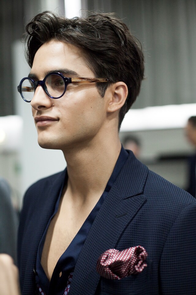 Giorgio Armani Mens collections, Dazed backstage 3