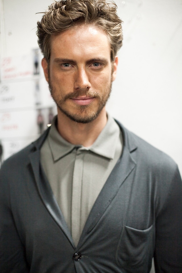 Giorgio Armani Mens collections, Dazed backstage 6