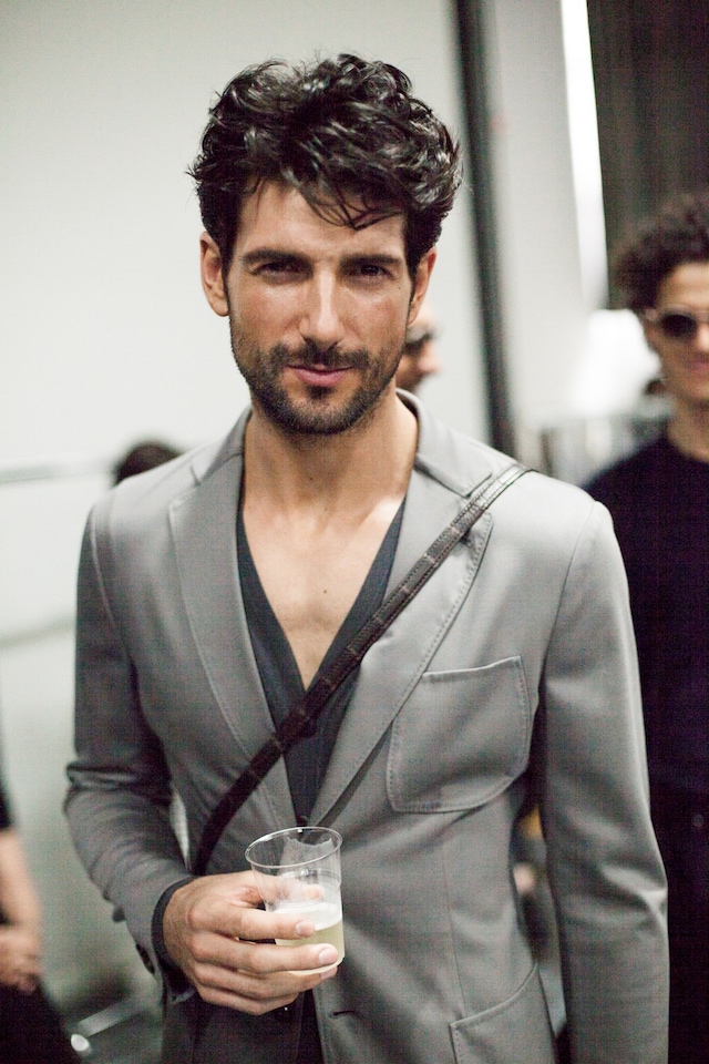 Giorgio Armani Mens collections, Dazed backstage 15