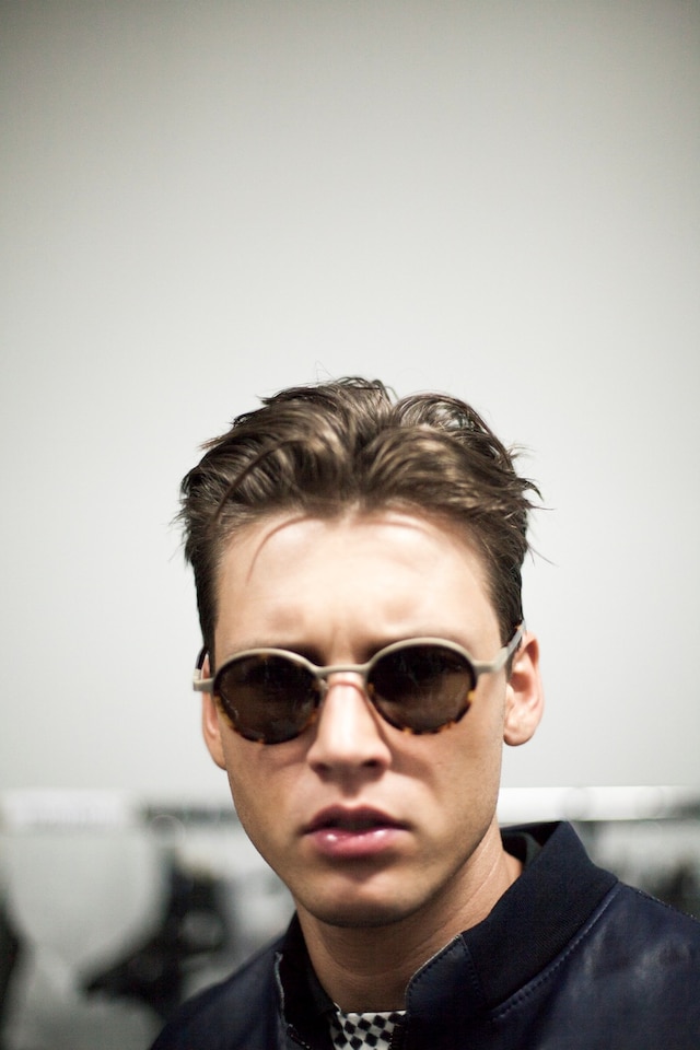 Giorgio Armani Mens collections, Dazed backstage 14