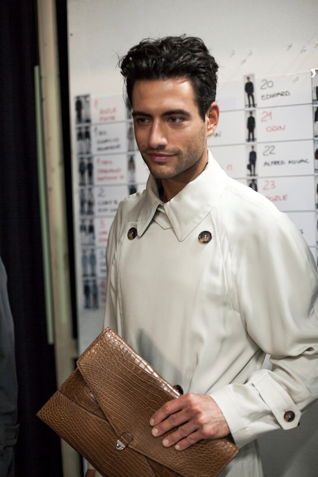 Giorgio Armani Mens collections, Dazed backstage 18
