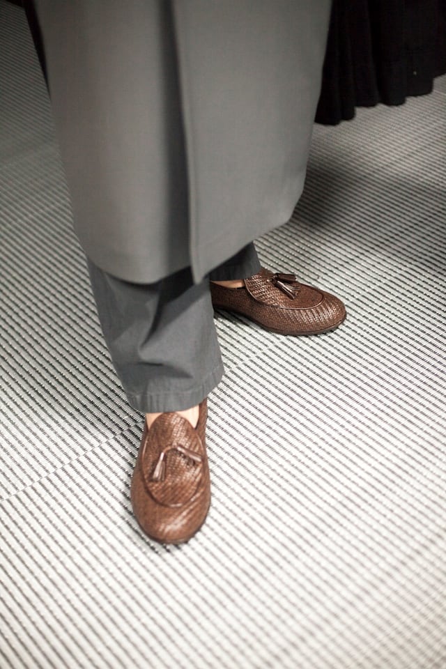 Giorgio Armani Mens collections, Dazed backstage 25