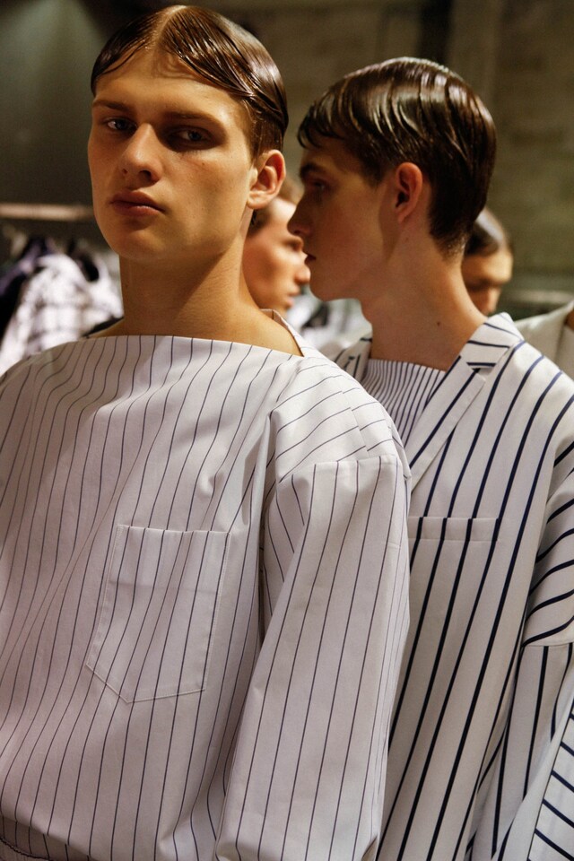 Juun.J SS15 Mens collections, Dazed backstage 1