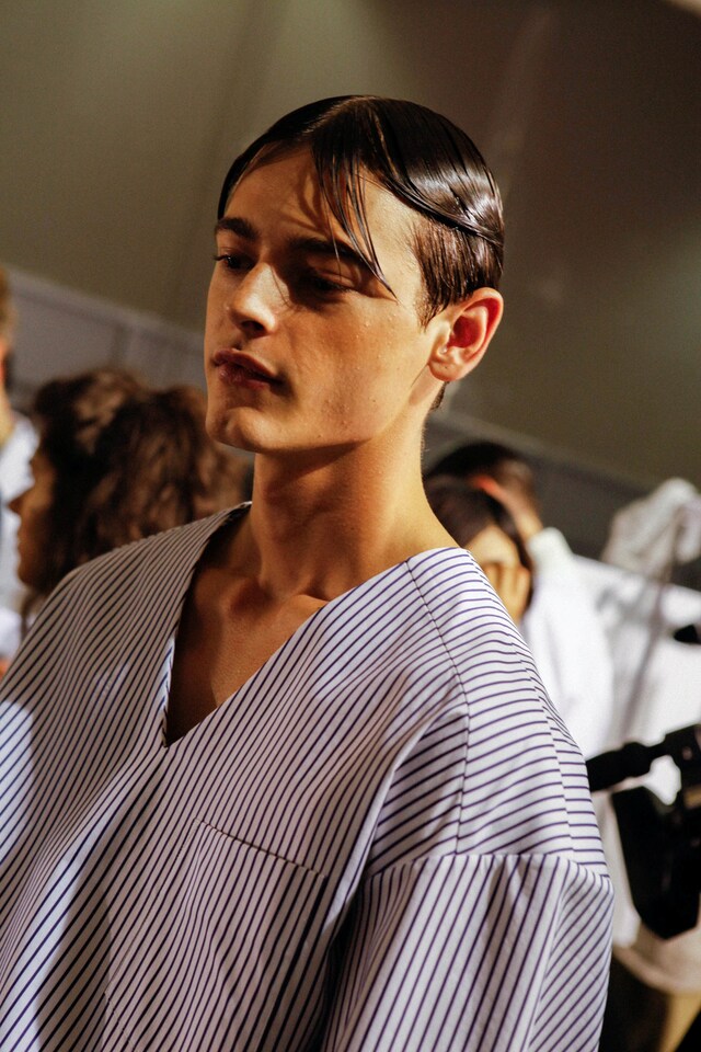 Juun.J SS15 Mens collections, Dazed backstage 9