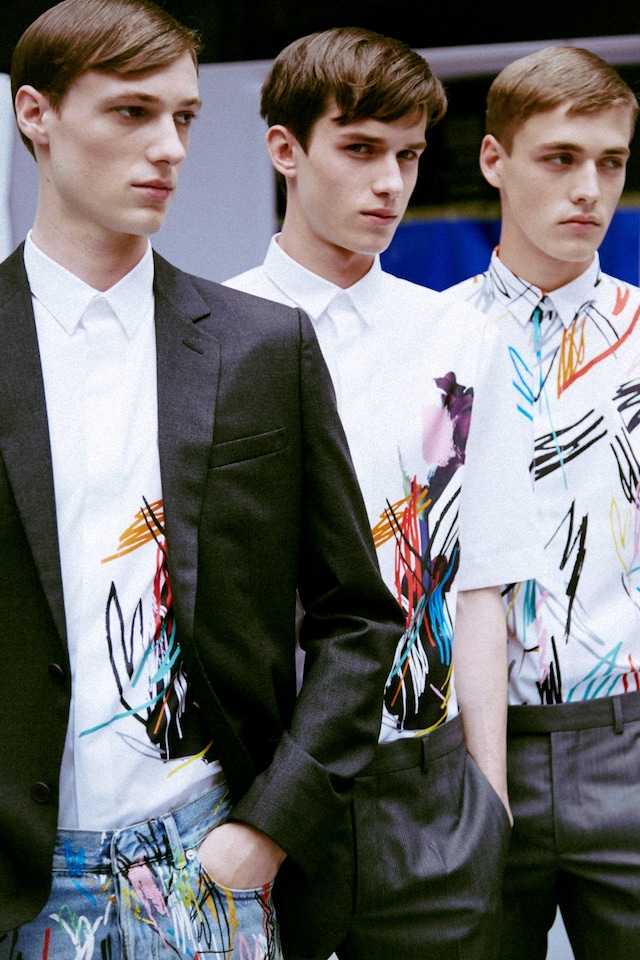 Dior Homme SS15 Mens collections, Dazed backstage 0