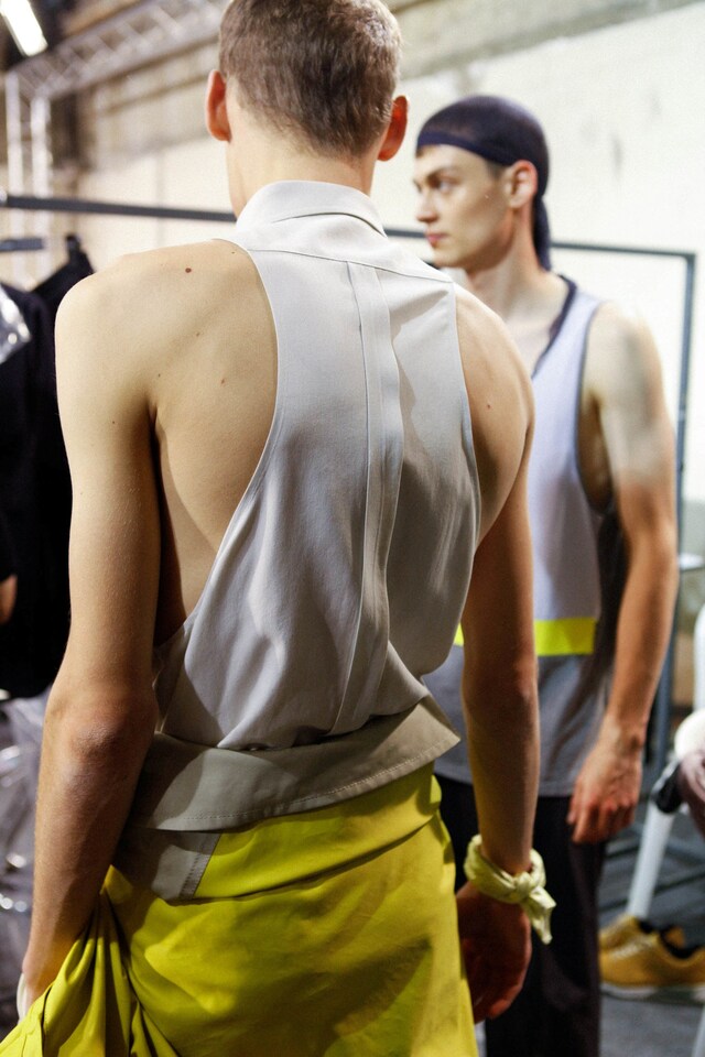 Wooyoungmi SS15 Mens collections, Dazed backstage 16