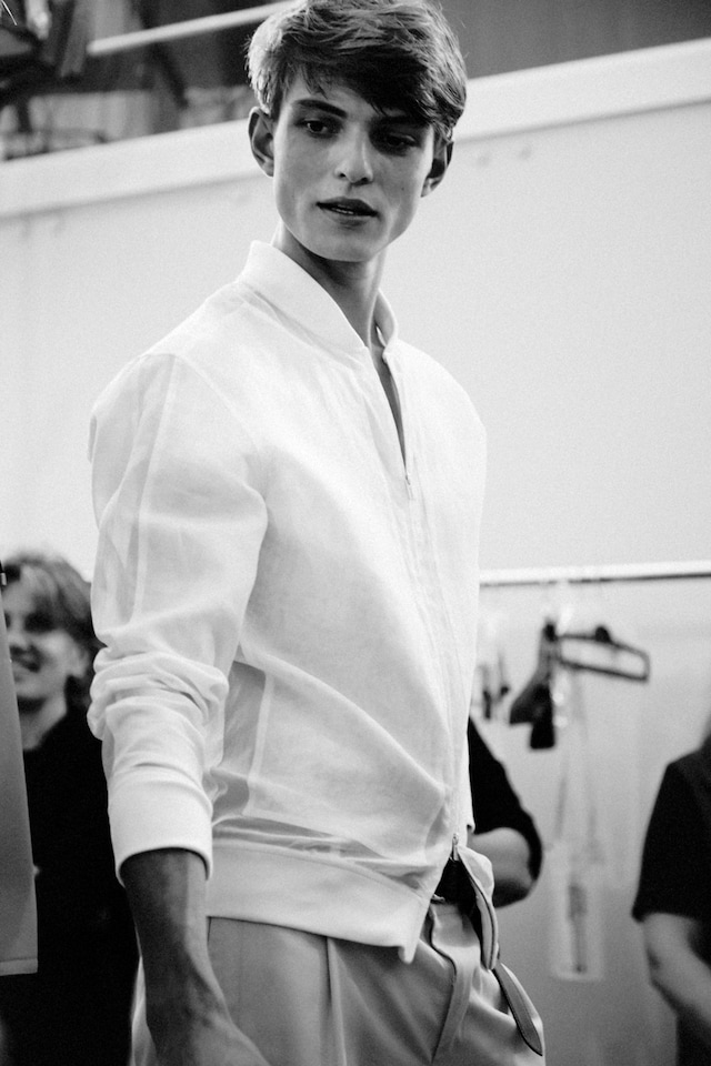 Herm&#232;s SS15 Mens collections, Dazed backstage 2