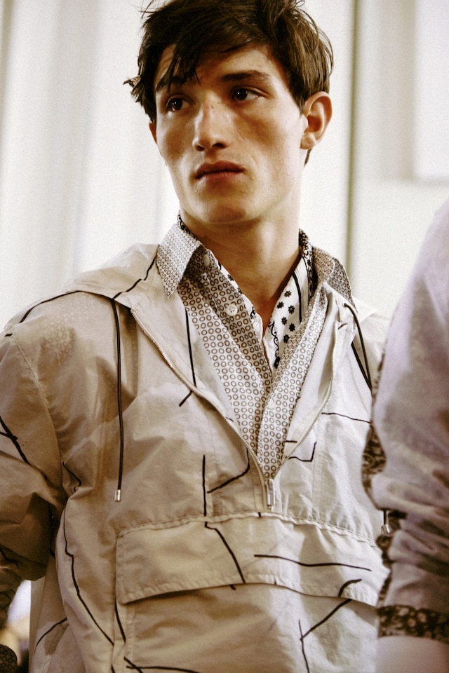 Herm&#232;s SS15 Mens collections, Dazed backstage 5