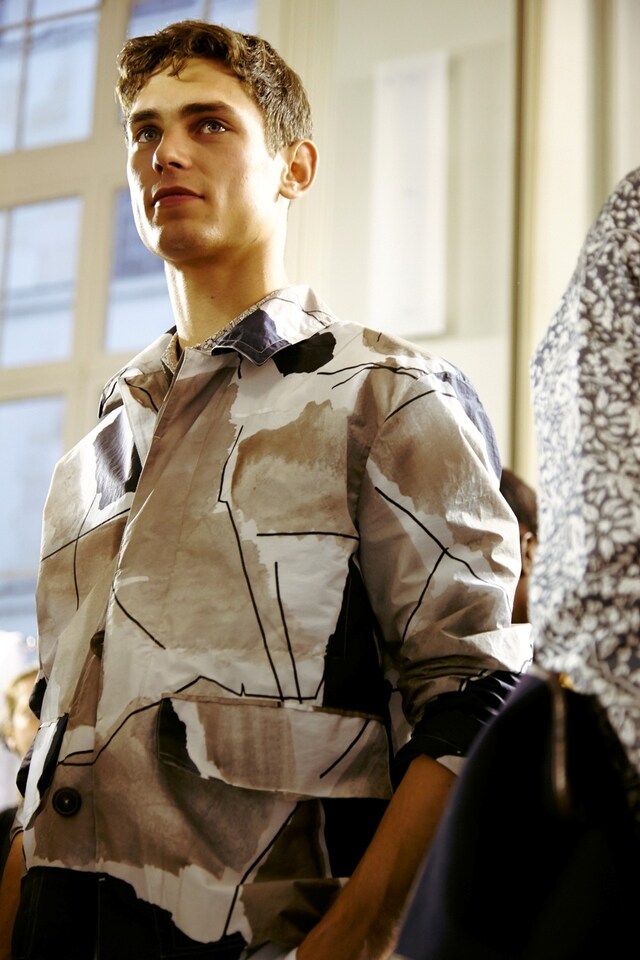 Herm&#232;s SS15 Mens collections, Dazed backstage 6
