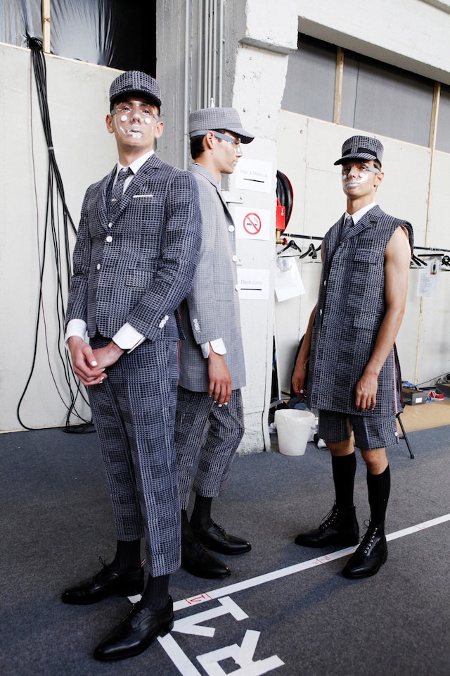 Thom Browne SS15 Mens collections, Dazed backstage 10