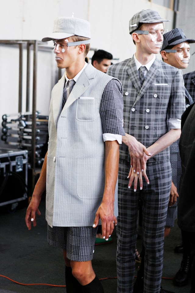 Thom Browne SS15 Mens collections, Dazed backstage 12