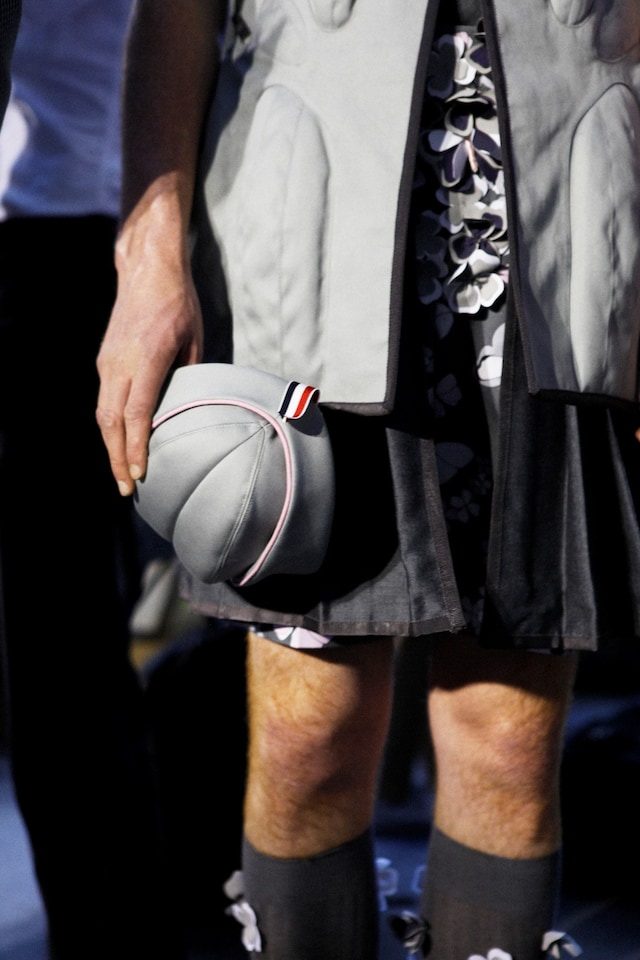 Thom Browne SS15 Mens collections, Dazed backstage 22