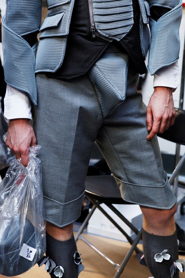 Thom Browne SS15 Mens collections, Dazed backstage 23