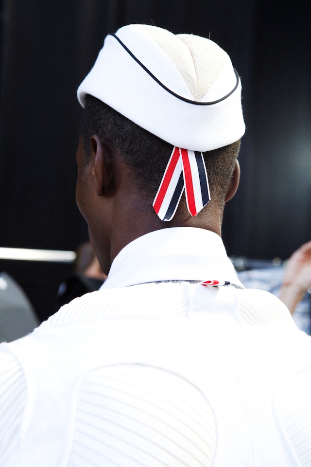 Thom Browne SS15 Mens collections, Dazed backstage 26