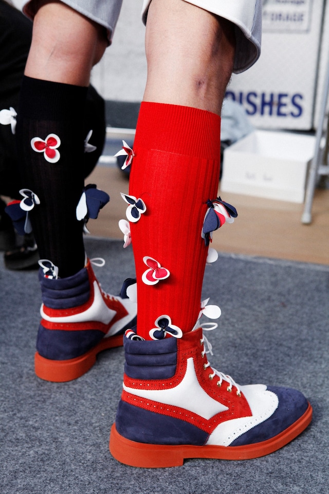 Thom Browne SS15 Mens collections, Dazed backstage 28