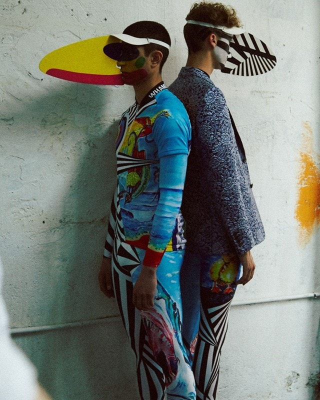 Backstage at Walter Van Beirendonck, Dazed