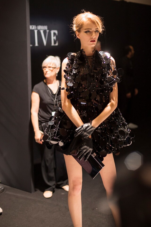 Armani Priv&#233; Haute Couture AW14 Susie Bubble Paris 7