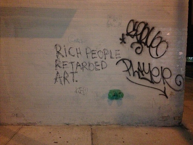 rich people retarded art