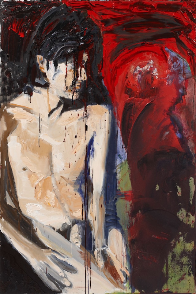 Larry Clark, Jonathan (2) 2014, Oil on canvas 9