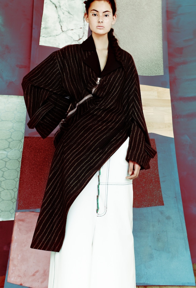 Sharnee Gates (IMG) wears Jo Park, Dazed CSM Q+A 7