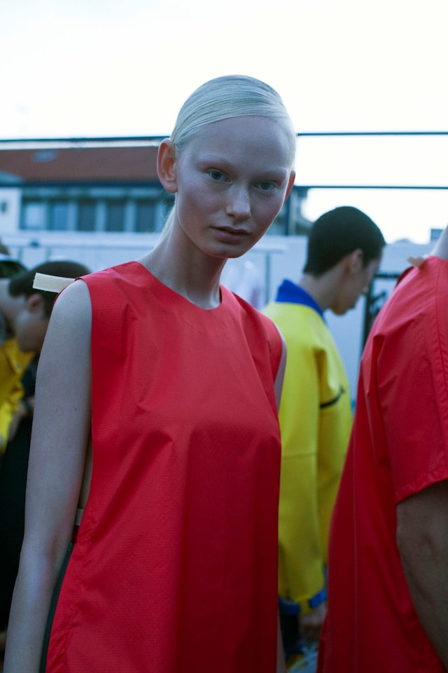 Wali Mohammed Barrech SS15, Dazed backstage 0