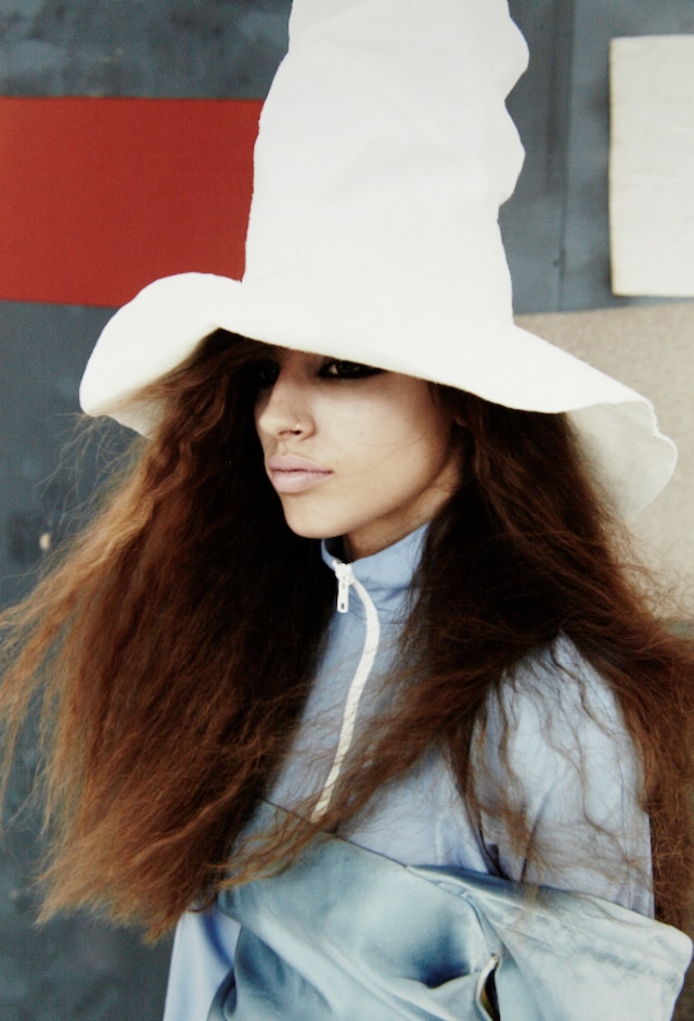 Marta Aguilar (Models1) wears Richard Malone, Dazed CSM Q+A 11