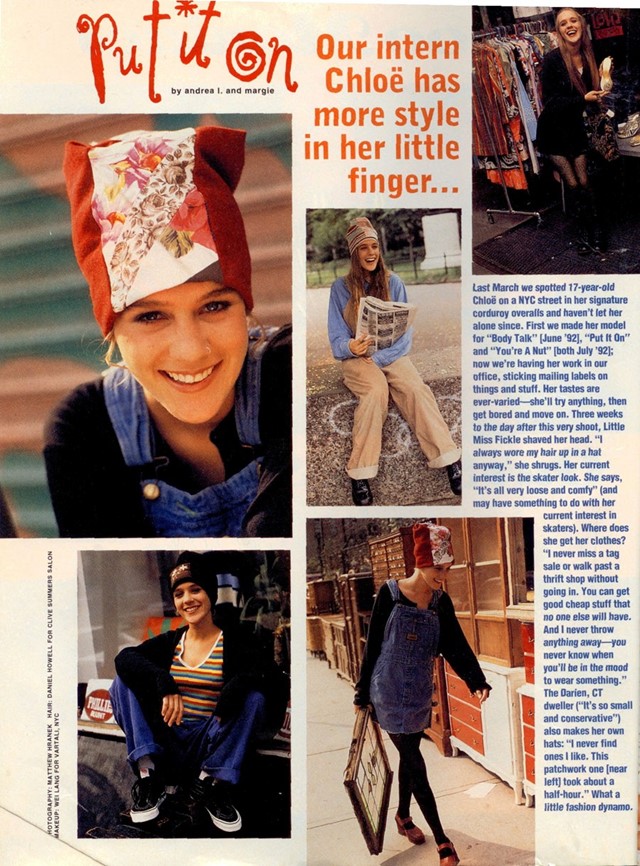 Chlo&#235; Sevigny, Sassy Magazine, July 1992