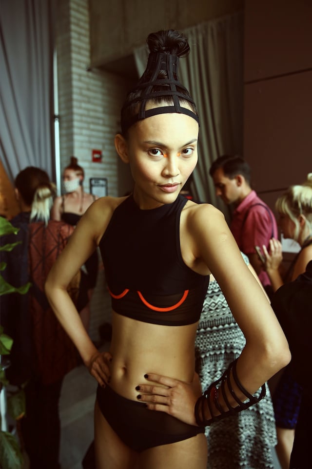Backstage at Chromat SS15 Dazed NYFW 17