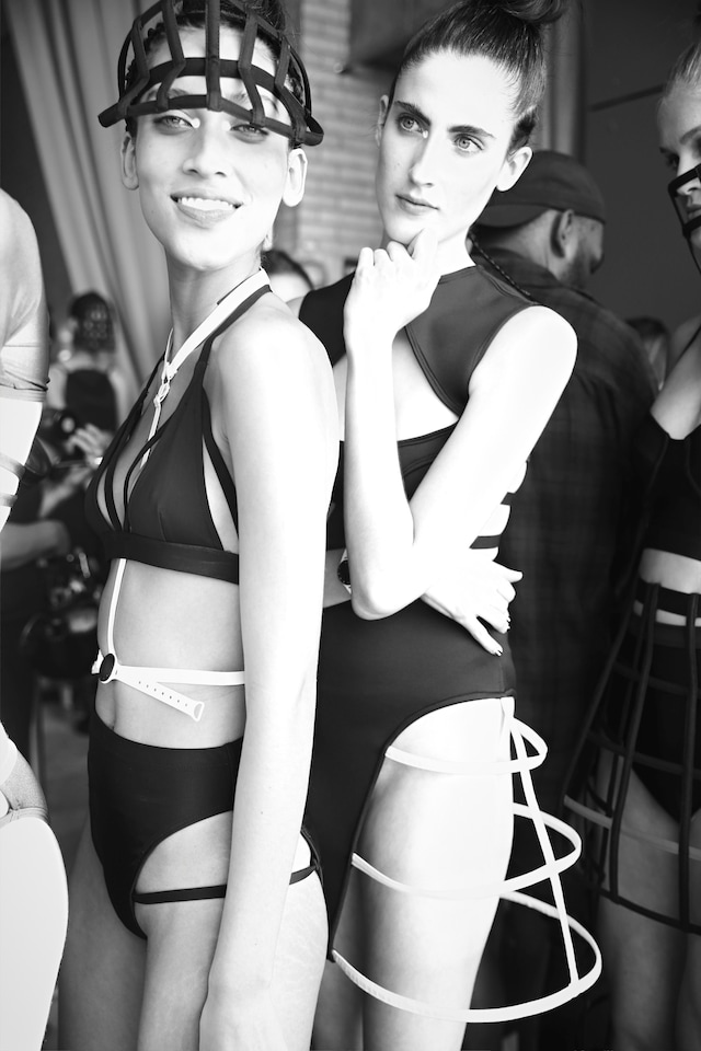 Backstage at Chromat SS15 Dazed NYFW 19