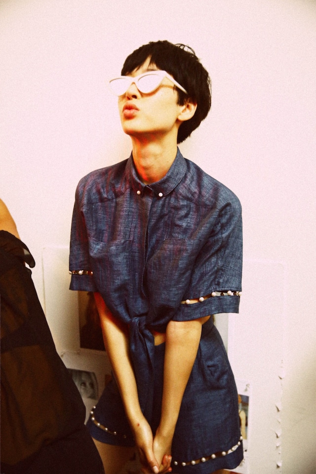 Adam Selman SS15 backstage Dazed 8