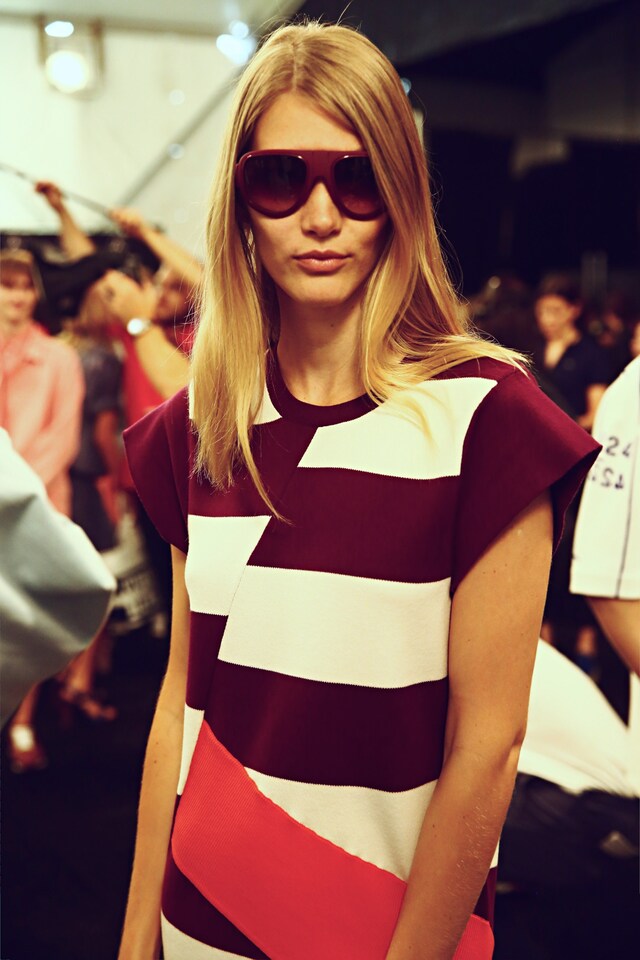 Backstage at Lacoste SS15 11