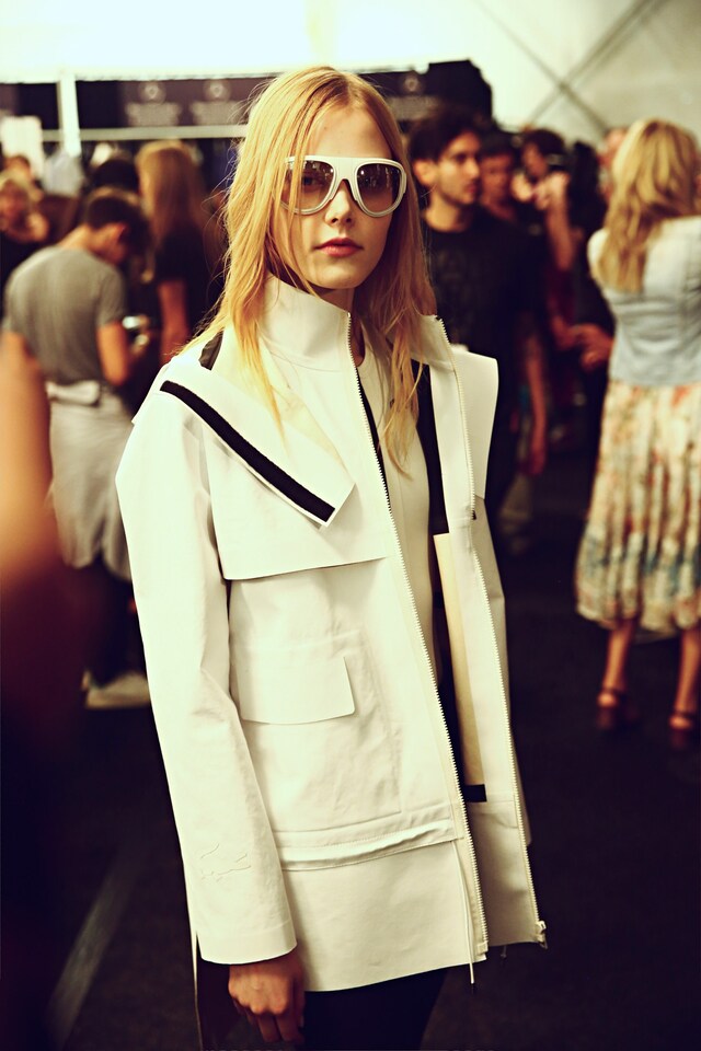 Backstage at Lacoste SS15 0