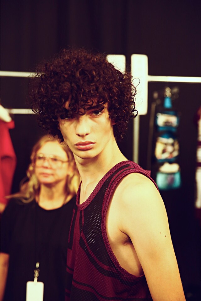 Backstage at Lacoste SS15 6