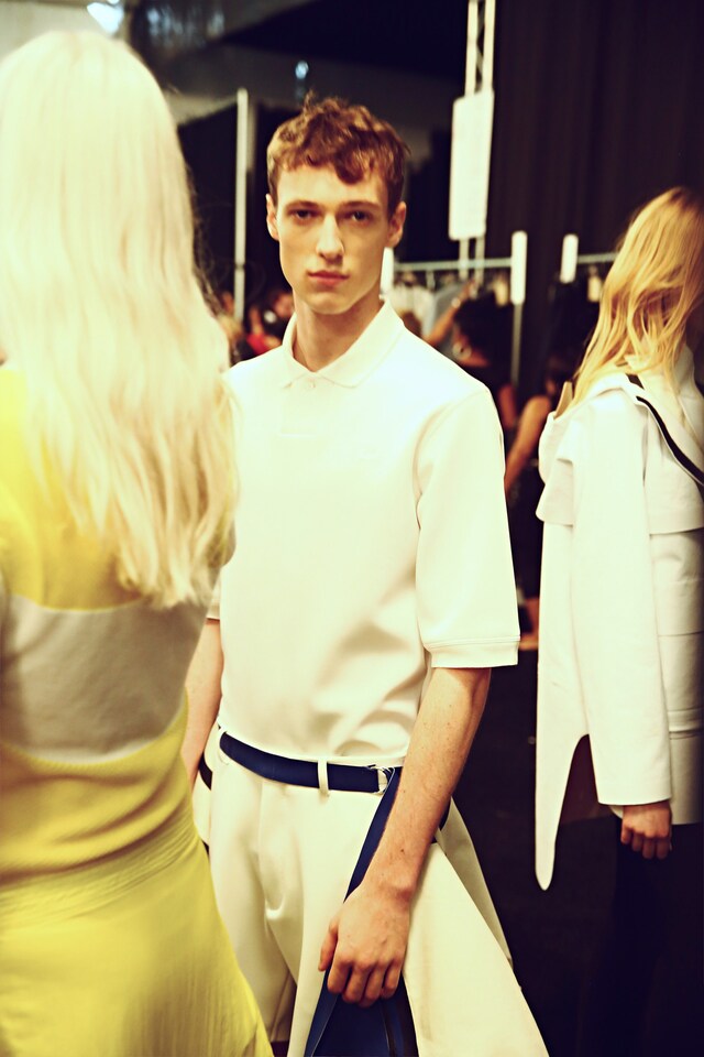 Backstage at Lacoste SS15 14