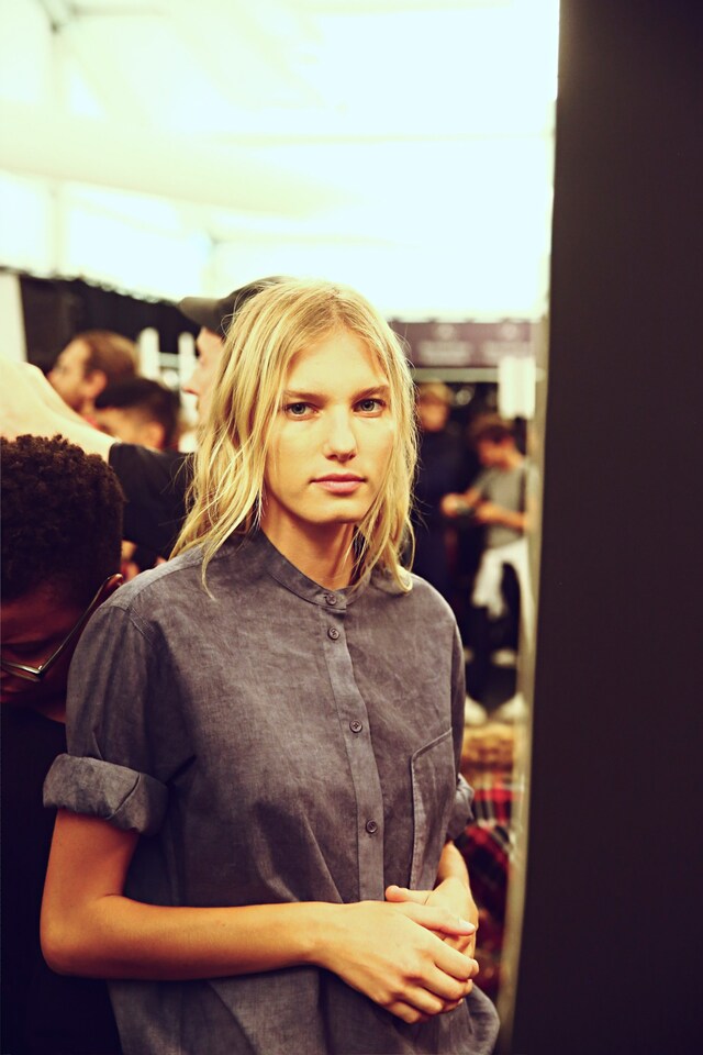 Backstage at Lacoste SS15 13