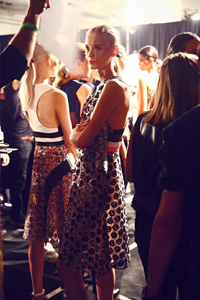 Backstage at Prabal Gurung SS15 17