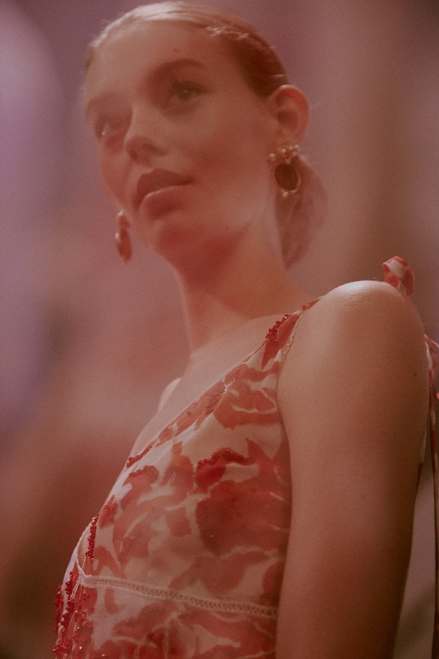 Backstage at Altuzarra SS15 1